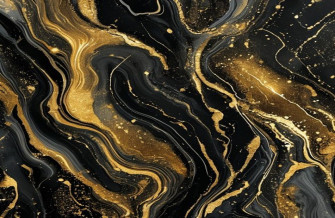 Black And Gold Marble Wallpaper