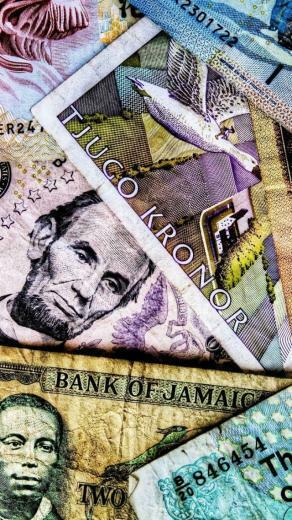 Different Types Of Money iPhone Wallpaper
