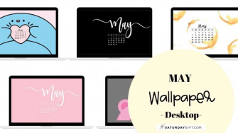 May Desktop Wallpaper Cute Calendar Background