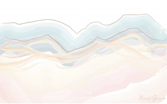 Geode Watercolor Mountain Desktop Background Wallpaper