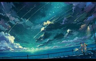 Wallpaper The Sky Girl Stars Clouds Landscape Nature Bike