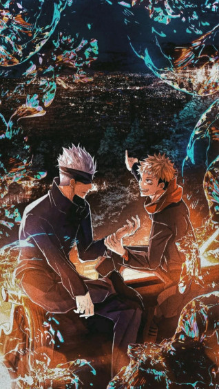 Gojo And Sukuna Samurai Anime Chibi