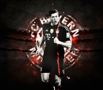 Robert Lewandowski Dark Wallpaper By Ronaldvqz