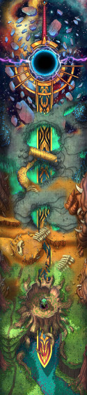 Biome Dimension Bending Mega Map Astral Forest