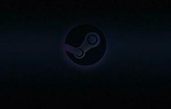 Wallpaper Steam Logo Hi Tech White Black Speed Power Background