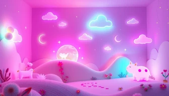 Aesthetic Cute Neon Wallpaper