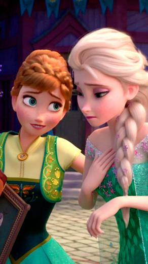 Frozen Fever Phone Wallpaper Elsa And Anna Photo