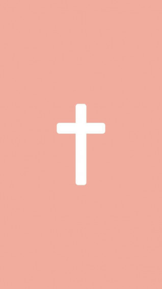 Find Solace And Strength With Pink Cross Wallpaper