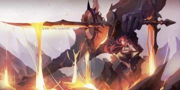 Surtr Arknights 4k Ultra HD Wallpaper Background Image