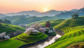 Asian Landscape Wallpaper