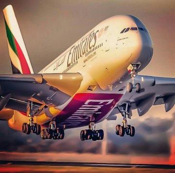 Emirates A At Melbourne Airport Aviation Airplane Aircraft