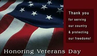 Honoring Veterans Day Ecard Email Personalized