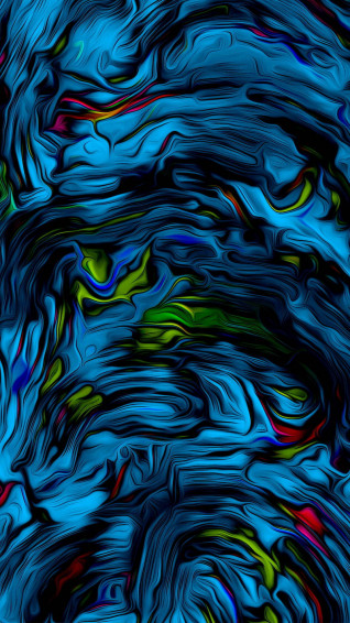 Blue Art HD Wallpaper
