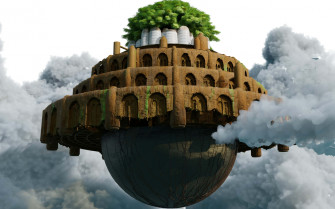 Laputa Castle In The Sky Wallpaper