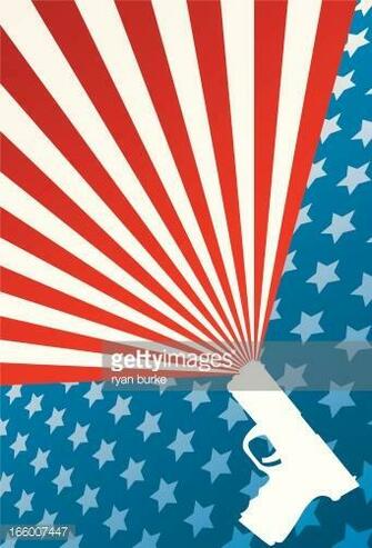 American Gun Rights Background Vector Art Getty Image