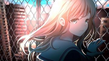 Desktop Wallpaper Blonde Anime Girl Face Original HD Image