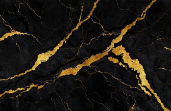 Black And Gold Marble Wallpaper