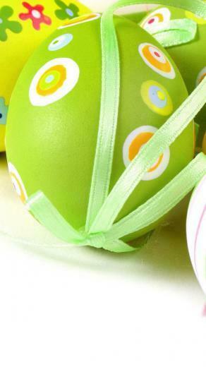 Happy Easter Eggs iPhone HD Wallpaper