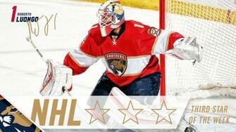 Roberto Luongo Named Nhl Third Star Of The Week