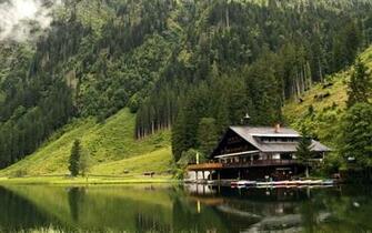 Mountain Cabin Photos Near Lake