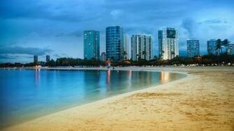 Waikiki Beach Desktop Wallpaper At Wallpaperbro