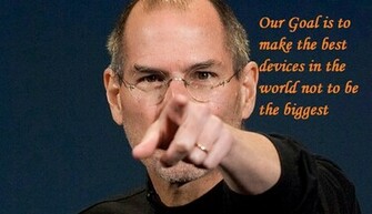 Steve Jobs Goal Quotes Wallpaper HD Size