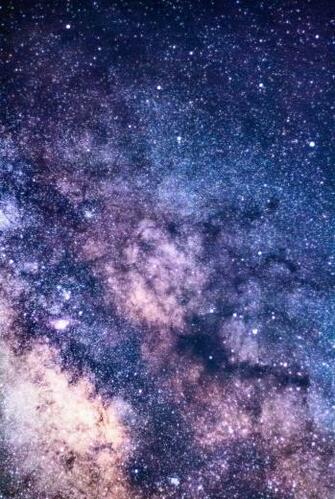 Purple And Blue Galaxy Image