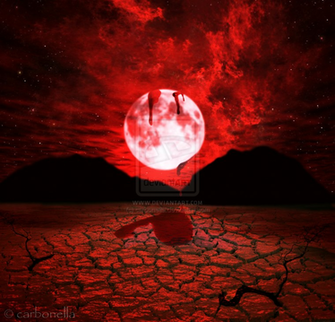 Blood Moon By Carbonella Digital Art Photomanipulation Dark