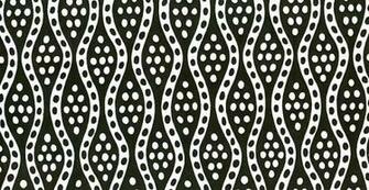 Spots Wallpaper With Wavy White Stripes And Black