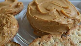 Smooth Peanut Butter With Crackers HD Wallpaper Background Image