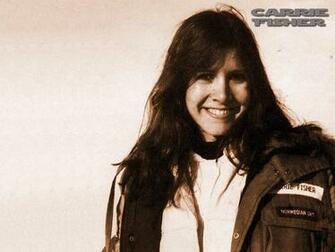 Carrie Fisher Brunette Women Actress Novelist Screenwriter