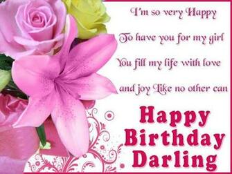 Wallpaper Happy BirtHDay Girlfriend And Wife Wishes HD