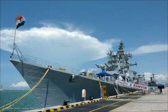 Indian Navy Warship Ins Ranvir D54 In Singapore Photographs