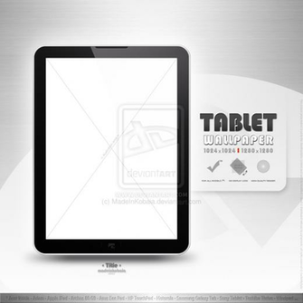 My Tablet Wallpaper Presentation Version By Madeinkobaia On