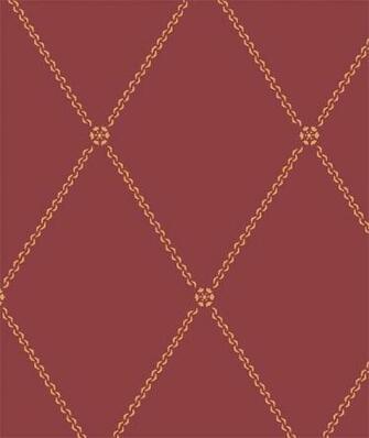 Trellis Wallpaper Red And Gold