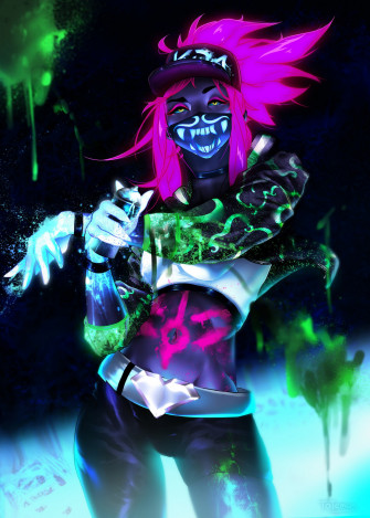 K Da Akali Wallpaper Fan Arts League Of Legends Lol Stats