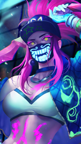 K Da Akali Wallpaper iPhone Phone 4k 1441e