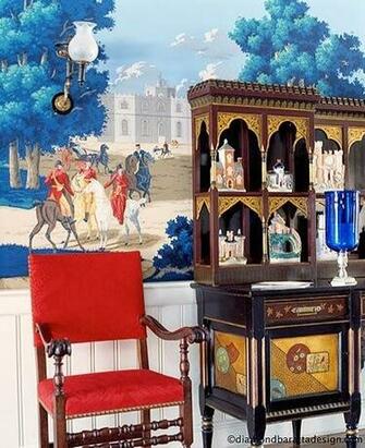 Eye For Design Decorating With Zuber Scenic Wallpaper