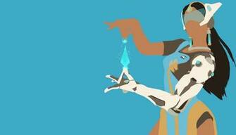Symmetra Minimalistic Overwatch Wallpaper
