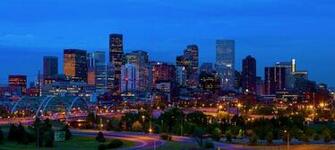 Denver Colorado Skyline At Night Wallpaper Desktop