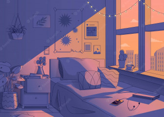 Lo Fi Room Wallpaper