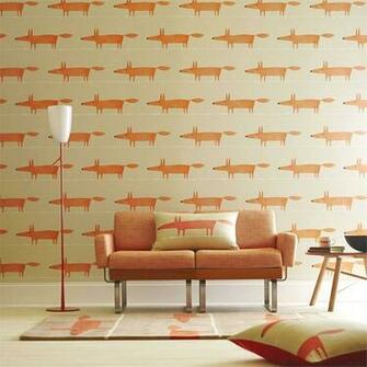 Supplies Ginger Mr Fox Spirit Soul Scion Wallpaper