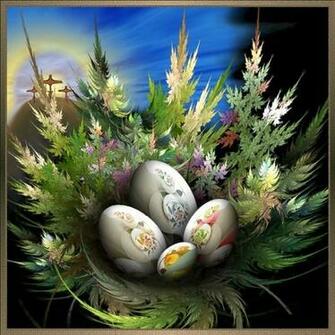 Happy Easter Background Wallpaper