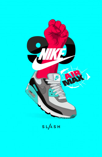 Cartoon Nike Shoes Cyan Cqb5gokys96hoa95 Wallpaper