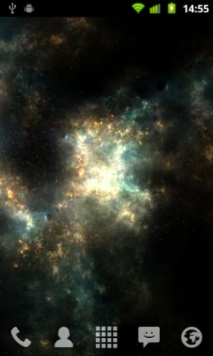 Shadow Galaxy Live Wallpaper