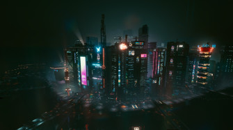 4k Night City Pap Is De Parede Wallpaper