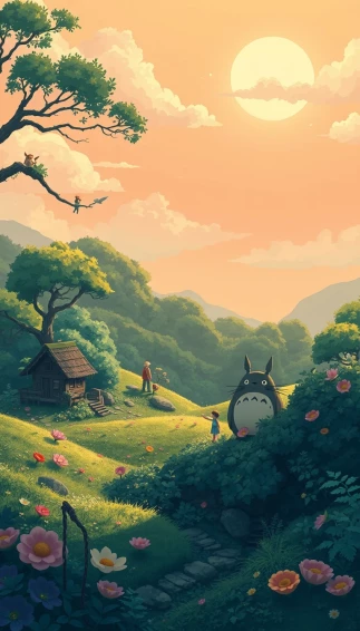 Studio Ghibli Phone Wallpaper