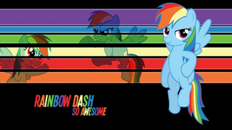 Rainbow Dash Wallpaper Awesome Art Bluedragonhans