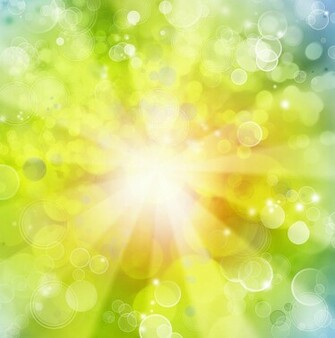 Bright Background By Les Cunliffe