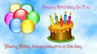 Globos Tarta Velas Cumpleaa Wallpaper HD Desktop And Mobile